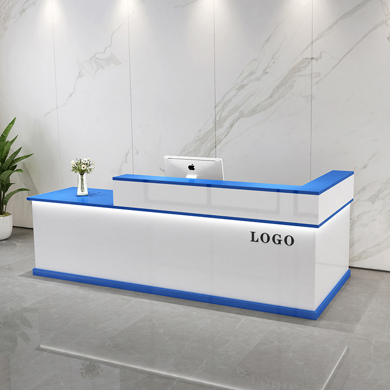 Office Furniture In Usa - Almacenamiento escritorio de recepción de lujo