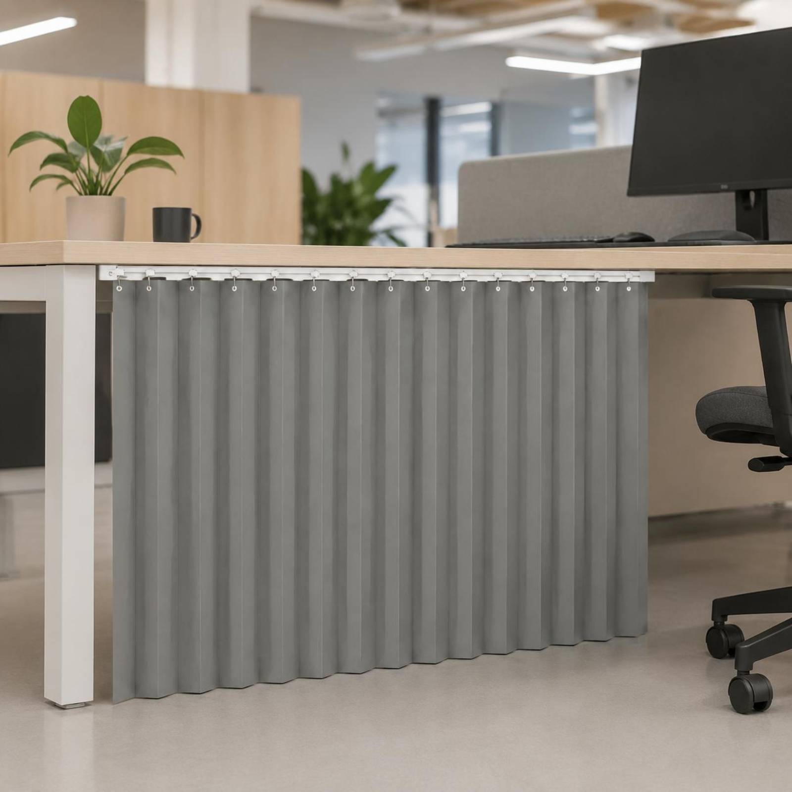 Office Furniture And Desks - Cortina de Privacidad para Escritorio, Cortina