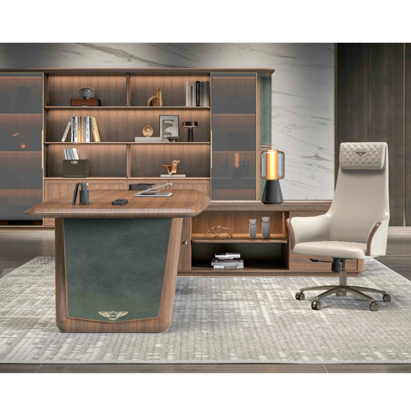 Office Furniture Brands - Escritorio Ejecutivo de Madera Sólida de
