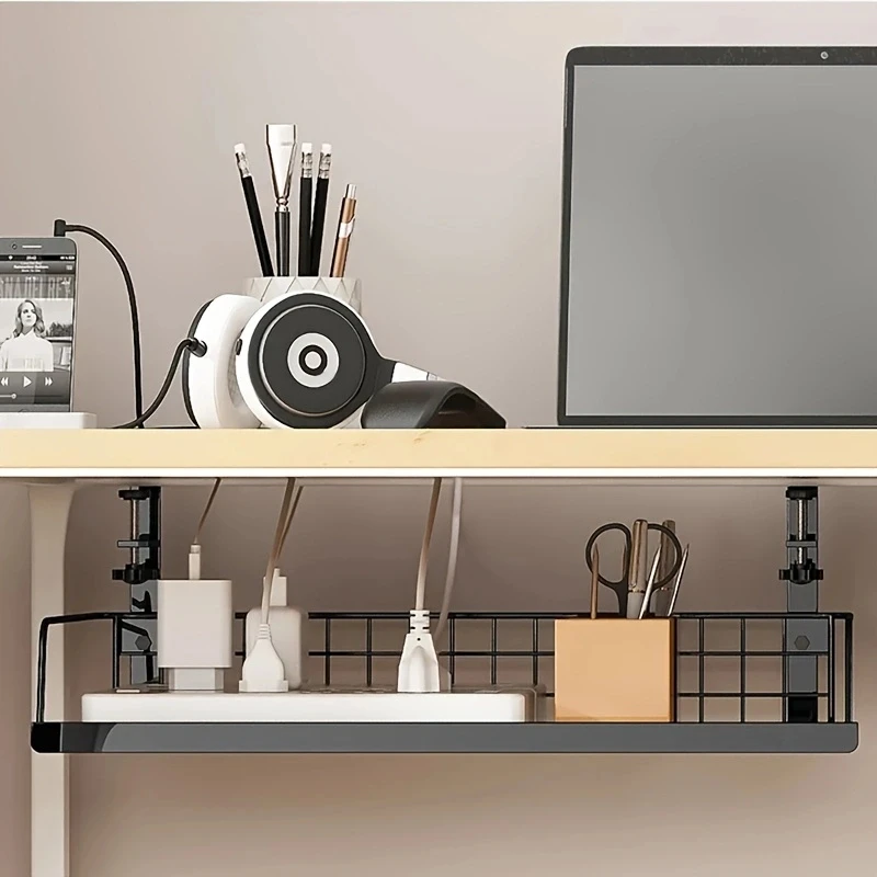Cable Tray Under Desk - Bandeja Organizadora de Cables para Debajo