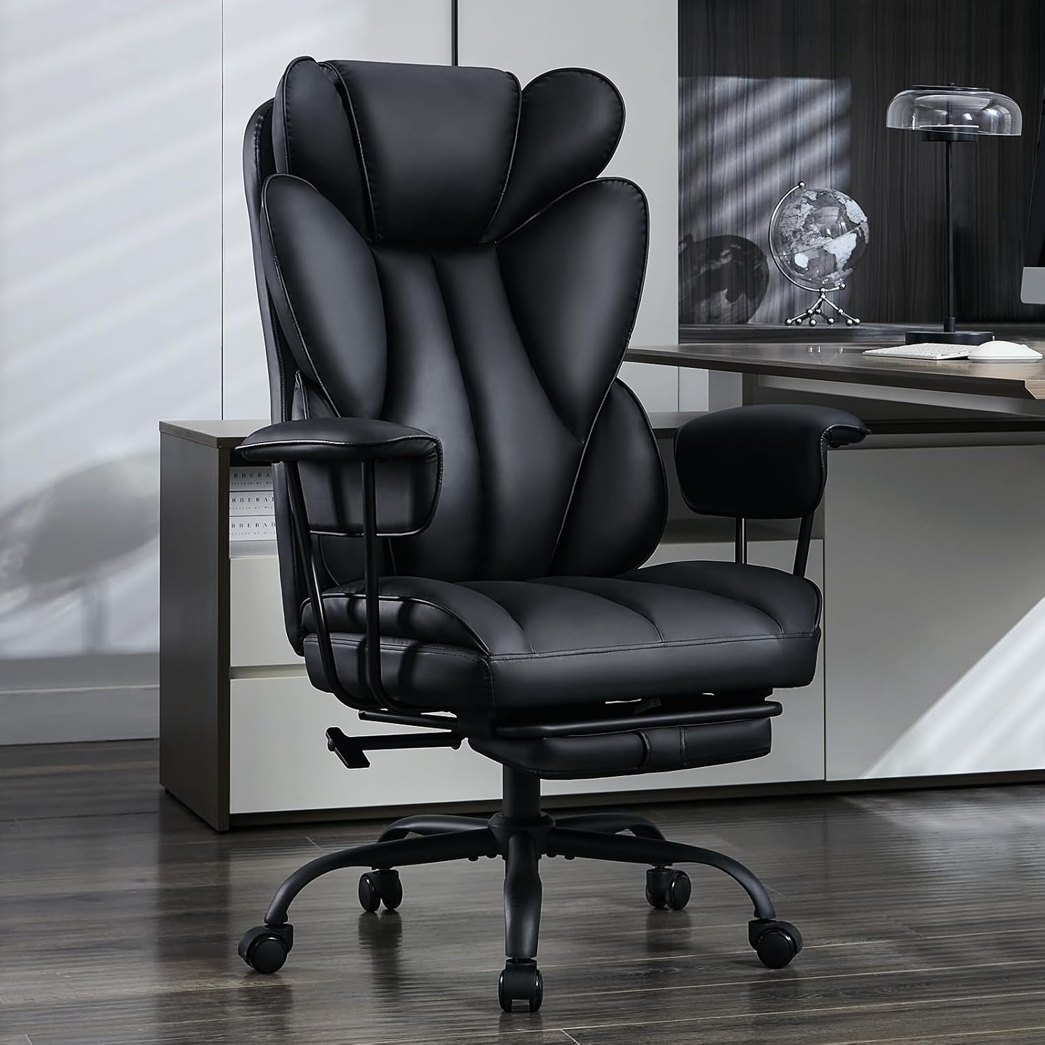 Office Footrest Cushion - Silla de Oficina Grande y Alta,