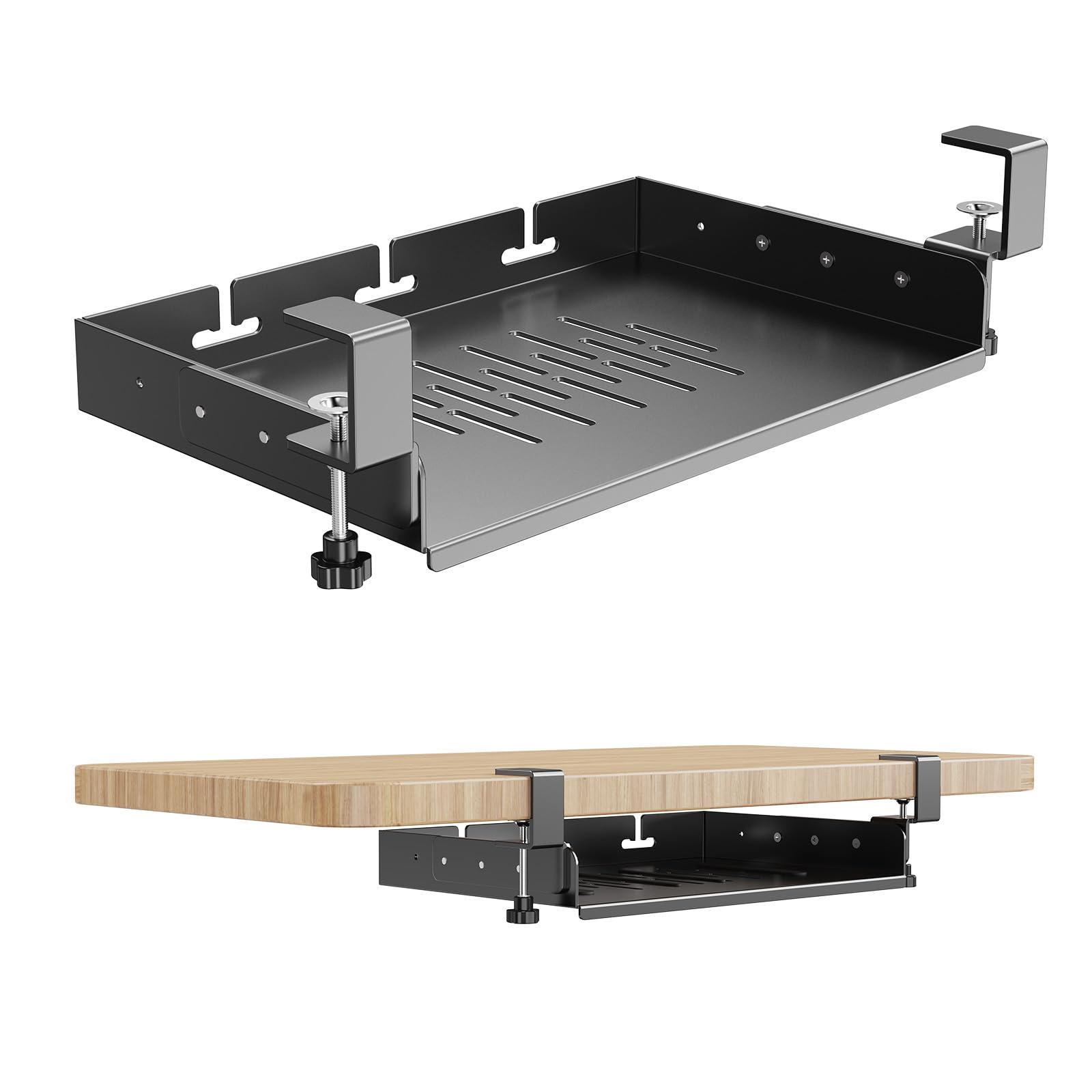 Cable Tray Under Desk - Soporte para Laptop Debajo del Escritorio
