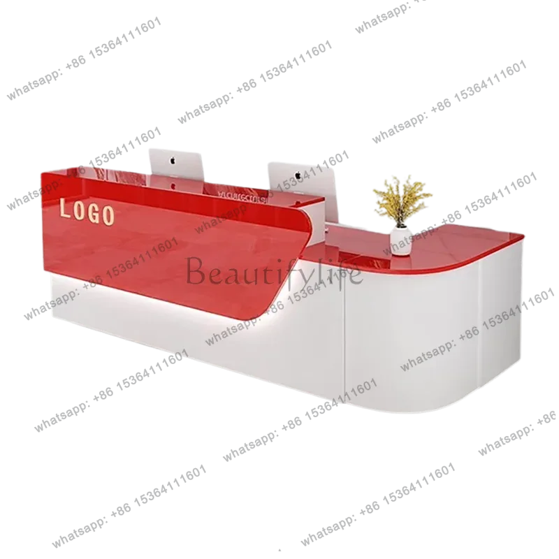 Office Furniture In Usa - Mostrador de Recepción Personalizado, Estilo Moderno,