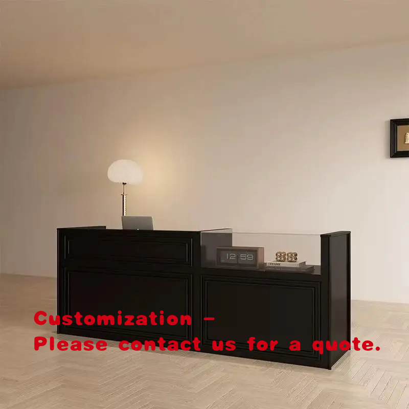 Office Furniture And Desks - Mostrador de Recepción Moderno Personalizado para