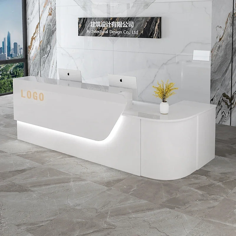 Office Furniture In Usa - Mostrador de Recepción de Lujo con