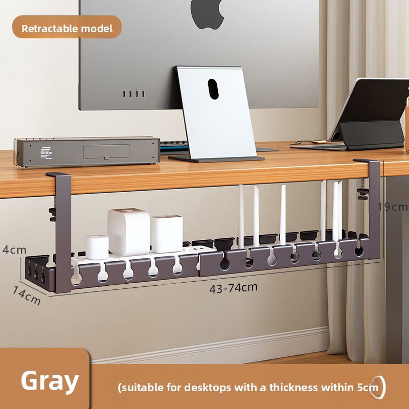 Organizador de cables metálico - Cable Tray Under Desk reseña y precio