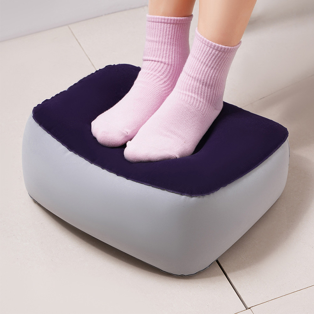 Reposapiés Inflable Gris Azul, - Office Footrest Cushion reseña y precio