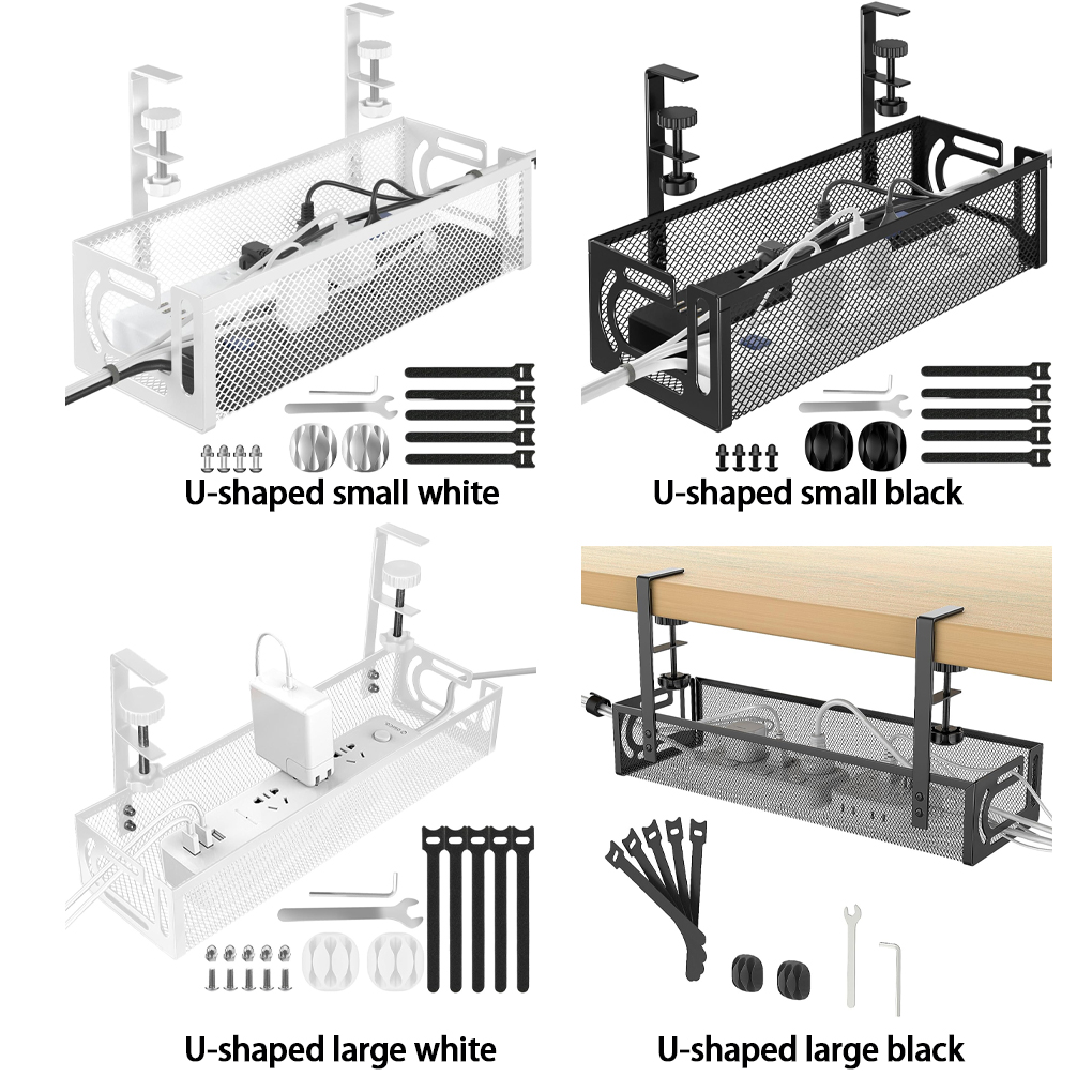 Nueva gestión portátil debajo  - Cable Tray Under Desk reseña y precio