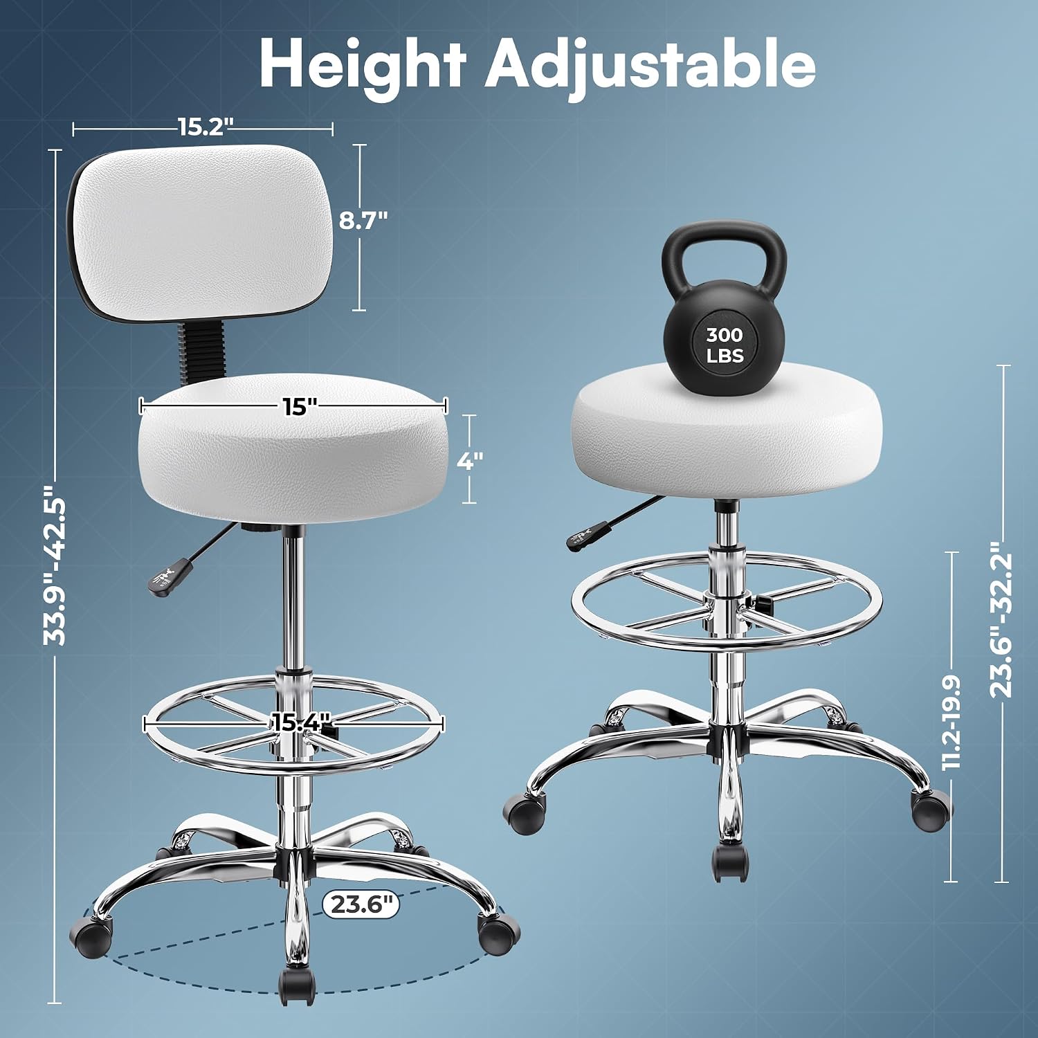 Silla de Dibujo SUPERJARE con  - Office Footrest Cushion reseña y precio