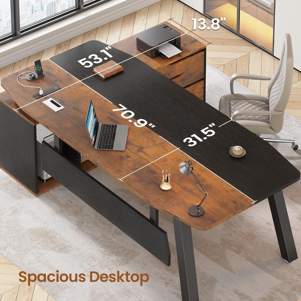 Escritorio Ejecutivo de 71 Pul - Office Furniture In Usa reseña y precio
