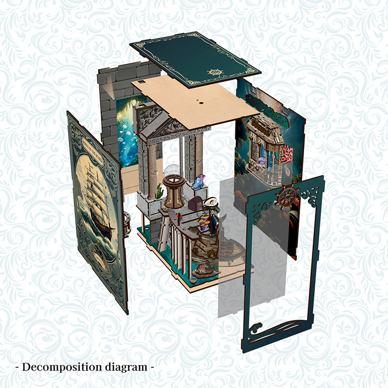 Rompecabezas 3D de Madera para - Office Furniture Plan reseña y precio