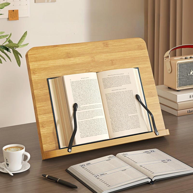 Soporte de Lectura de Madera,  - Adjustable Laptop Table reseña y precio