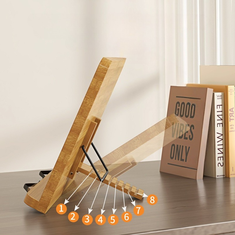 Soporte de Lectura de Madera,  - Adjustable Laptop Table reseña y precio