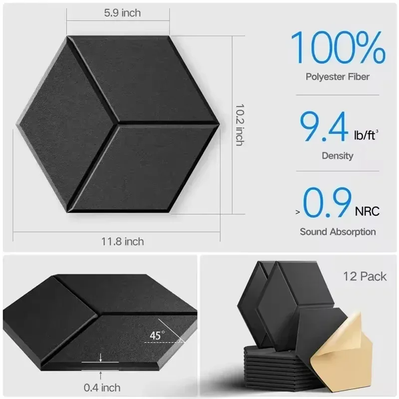 12 Paneles de Espuma Autoadhes - Office Furniture Plan reseña y precio
