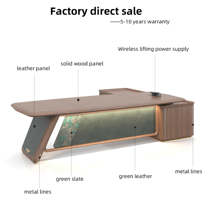Escritorio Ejecutivo de Madera - Office Furniture Brands reseña y precio