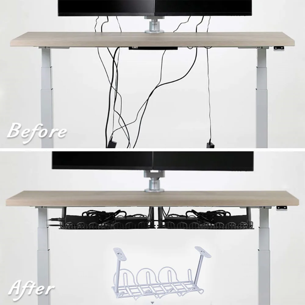 Bandeja Organizadora de Cables - Cable Tray Under Desk reseña y precio