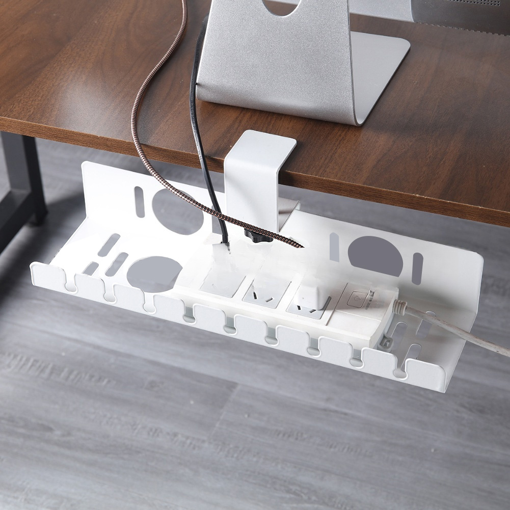 Bandeja organizadora de cables - Cable Tray Under Desk reseña y precio