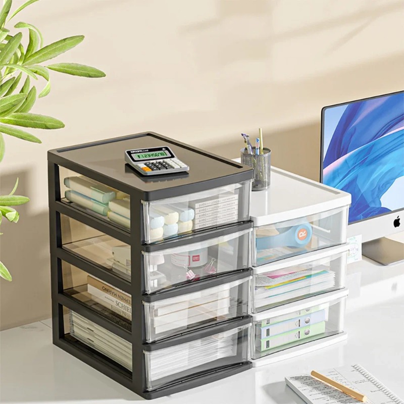 Caja de almacenamiento transpa - Office Furniture Ideas reseña y precio