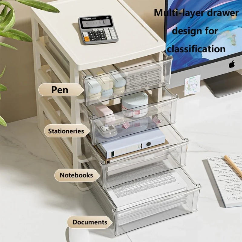 Caja de almacenamiento transpa - Office Furniture Ideas reseña y precio