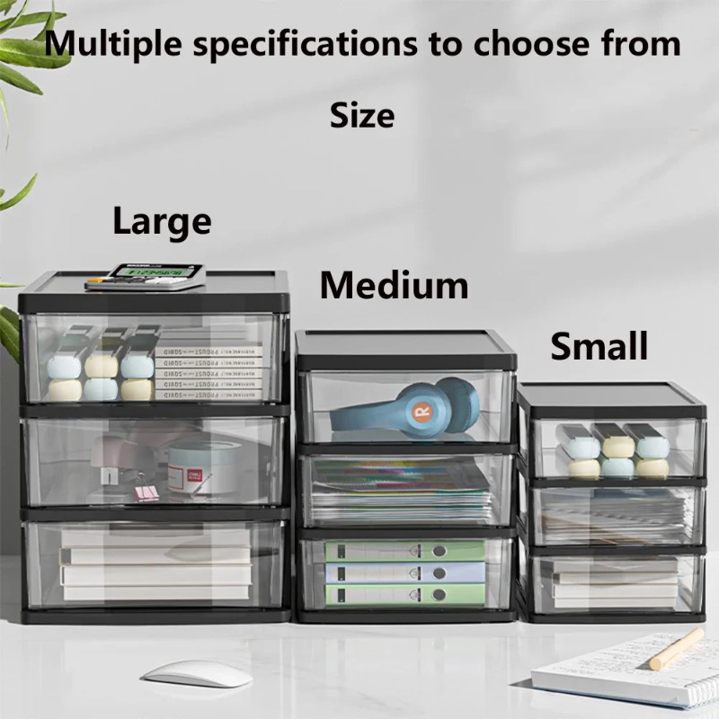 Caja de almacenamiento transpa - Office Furniture Ideas reseña y precio