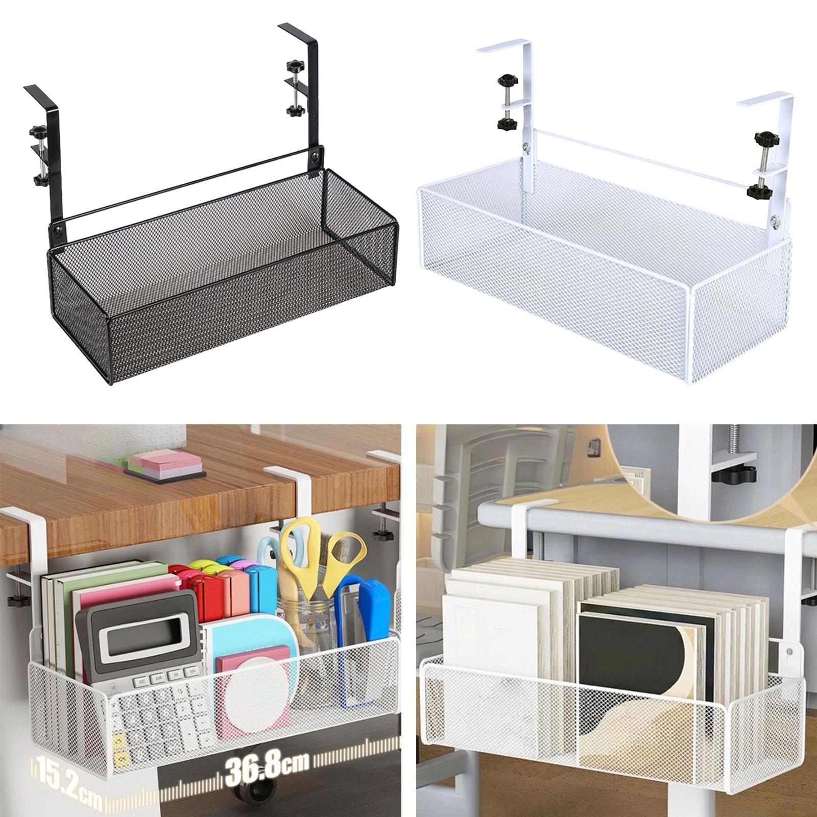 Organizador de cables de Metal - Cable Tray Under Desk reseña y precio