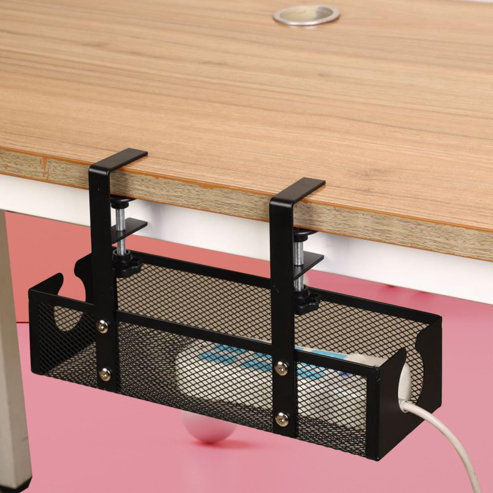 Organizador de cables de Metal - Cable Tray Under Desk reseña y precio