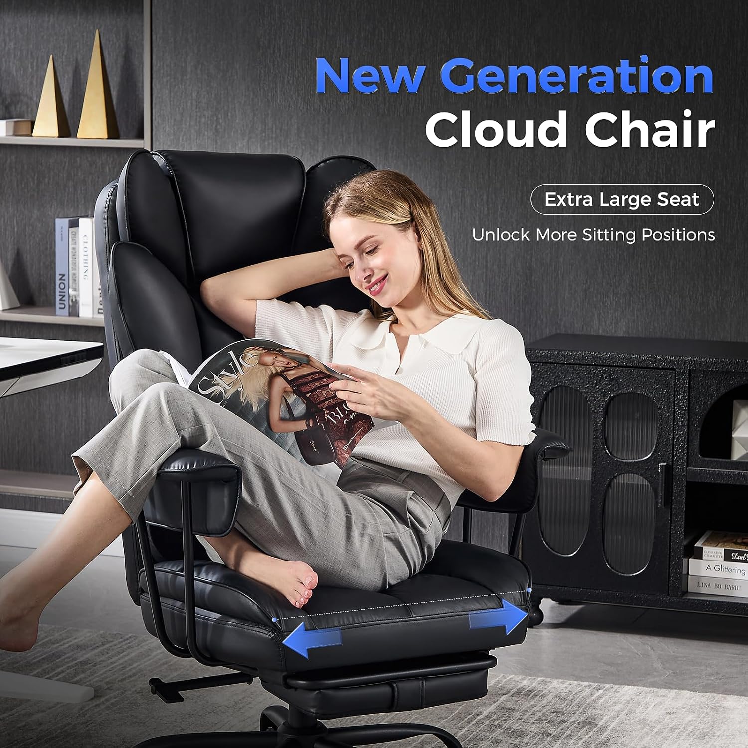 Silla de Oficina Grande y Alta - Office Footrest Cushion reseña y precio