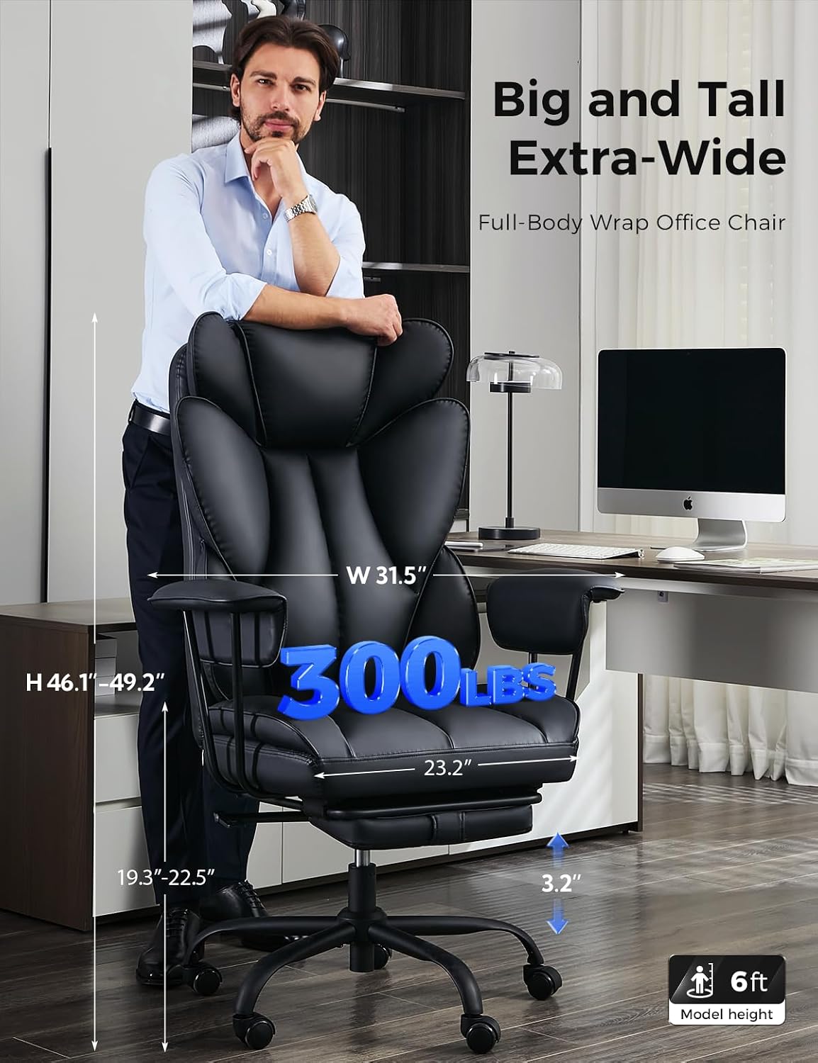 Silla de Oficina Grande y Alta - Office Footrest Cushion reseña y precio