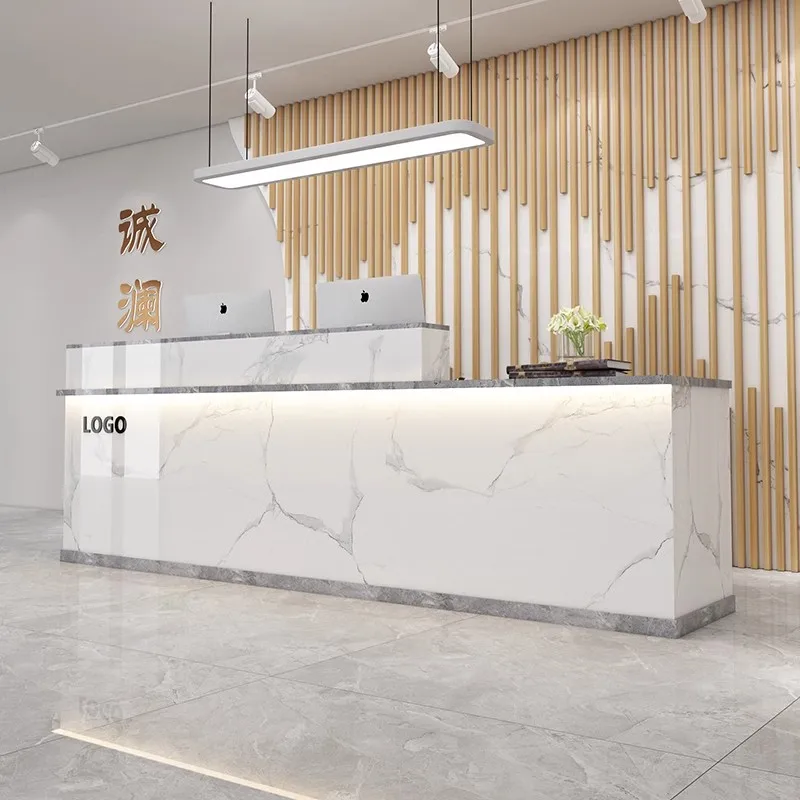 Mostrador de recepción práctic - Office Furniture Plan reseña y precio