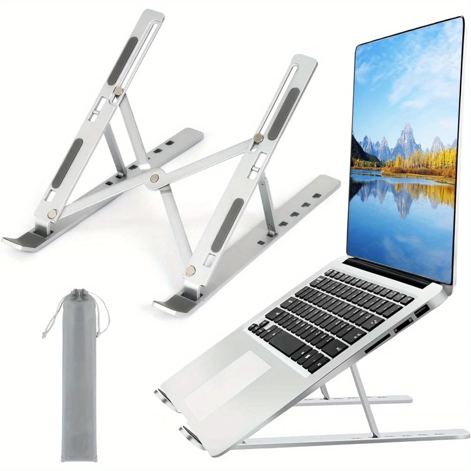 Soporte de aluminio ajustable  - Adjustable Laptop Table reseña y precio