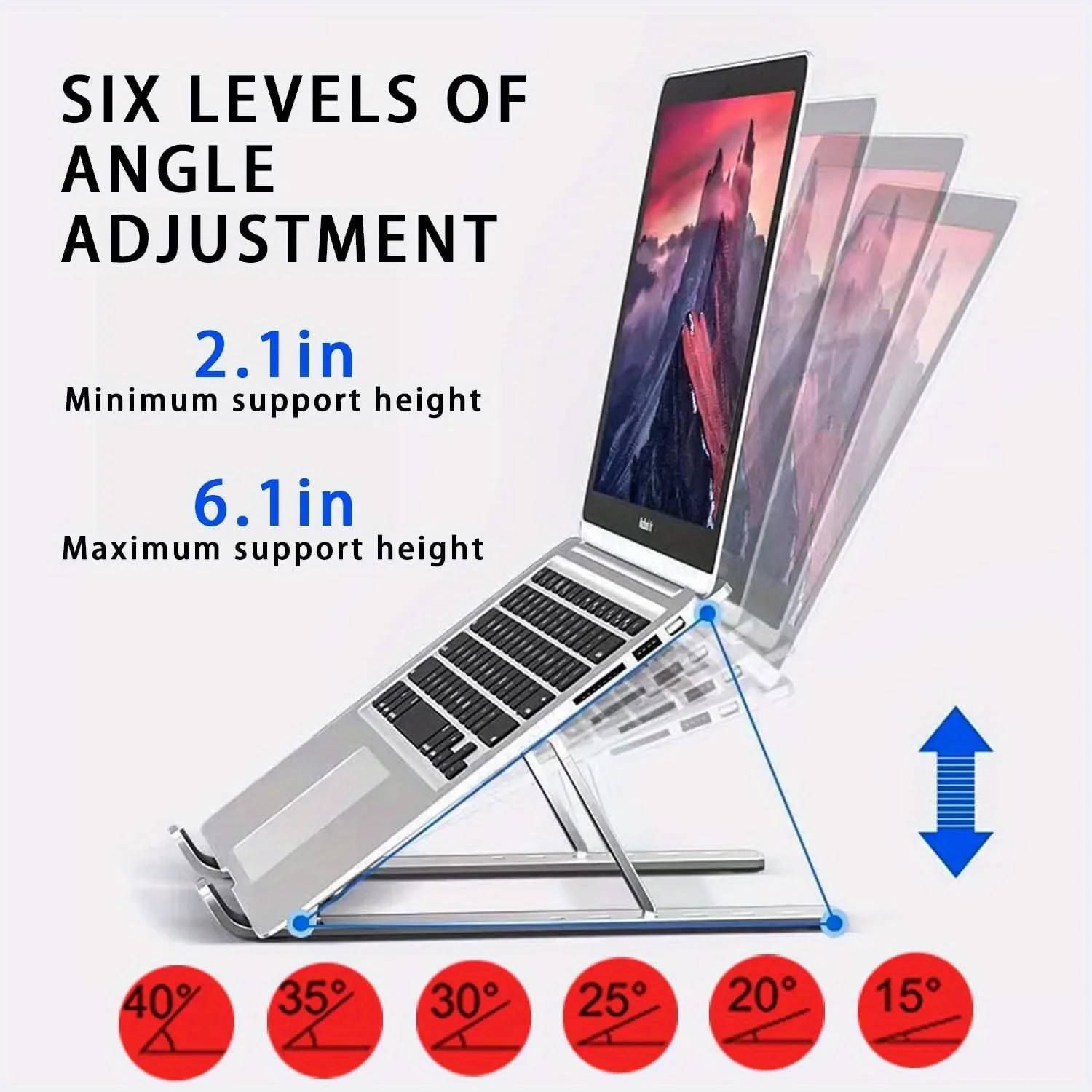 Soporte de aluminio ajustable  - Adjustable Laptop Table reseña y precio
