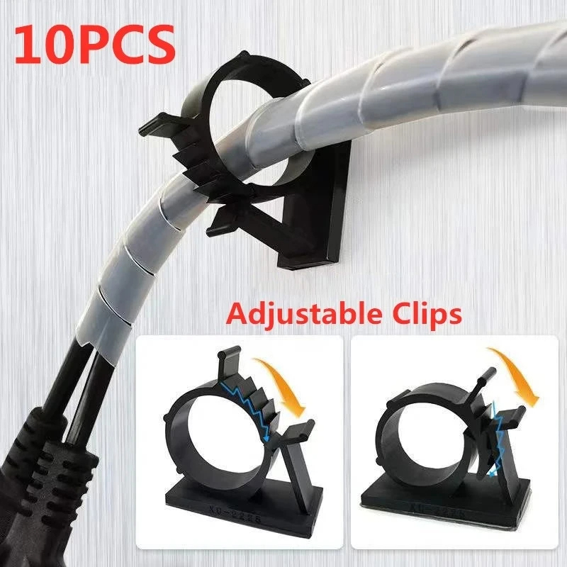 Organizador de cables, Clips d - Adjustable Laptop Table reseña y precio