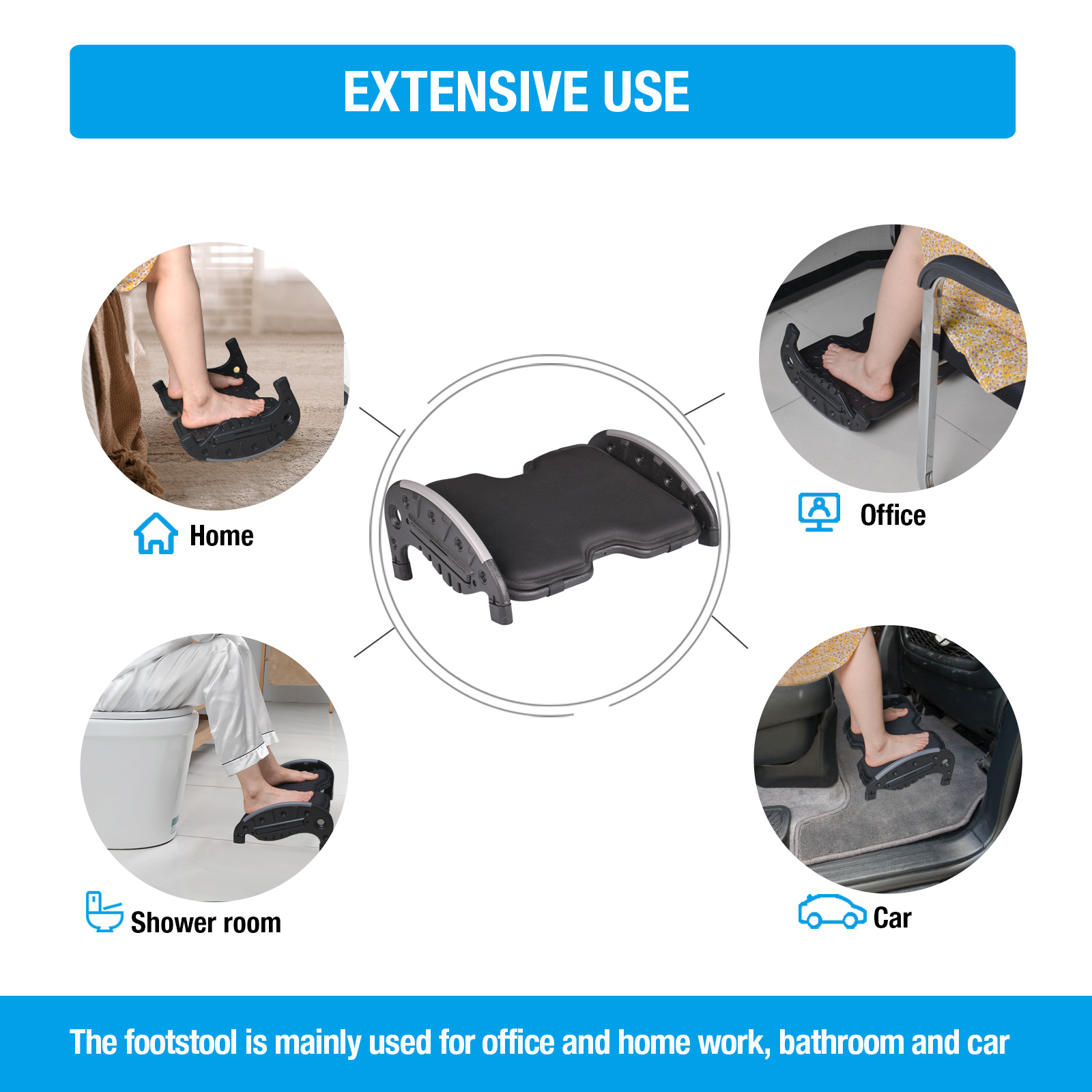 Reposapiés para Debajo del Esc - Office Footrest Cushion reseña y precio
