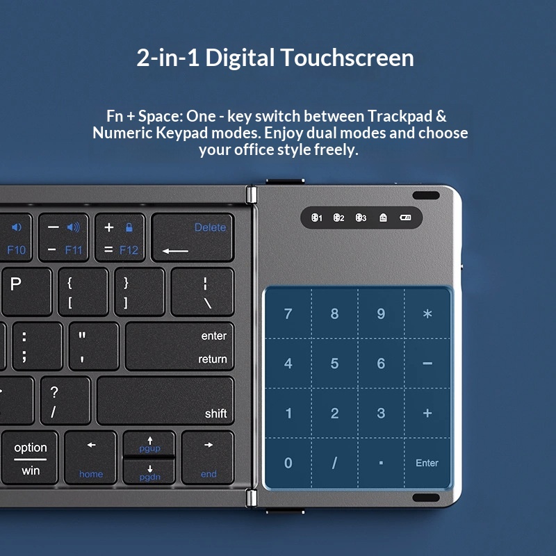 Teclado inalámbrico Bluetooth  - Adjustable Laptop Table reseña y precio