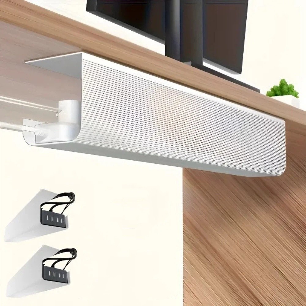Bandeja de gestión de cables d - Cable Tray Under Desk reseña y precio