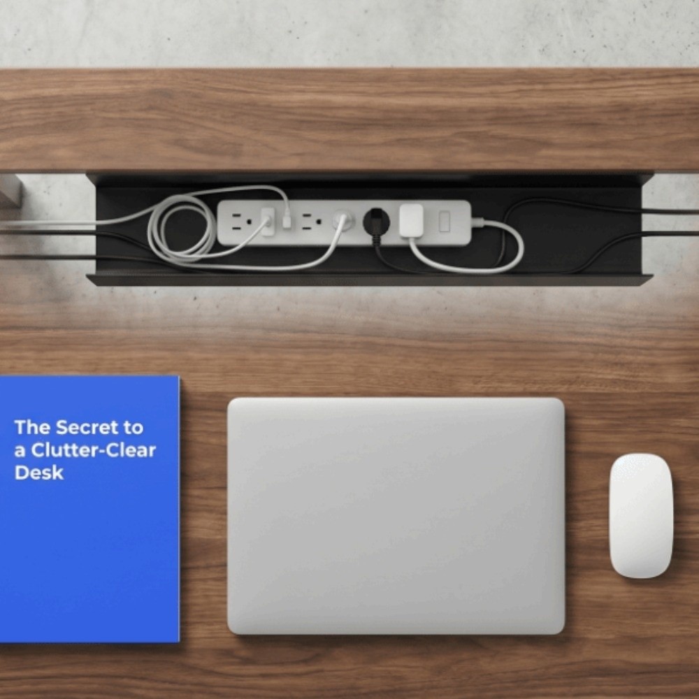 Bandeja de gestión de cables d - Cable Tray Under Desk reseña y precio