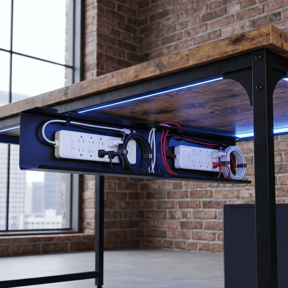 Bandeja de gestión de cables d - Cable Tray Under Desk reseña y precio