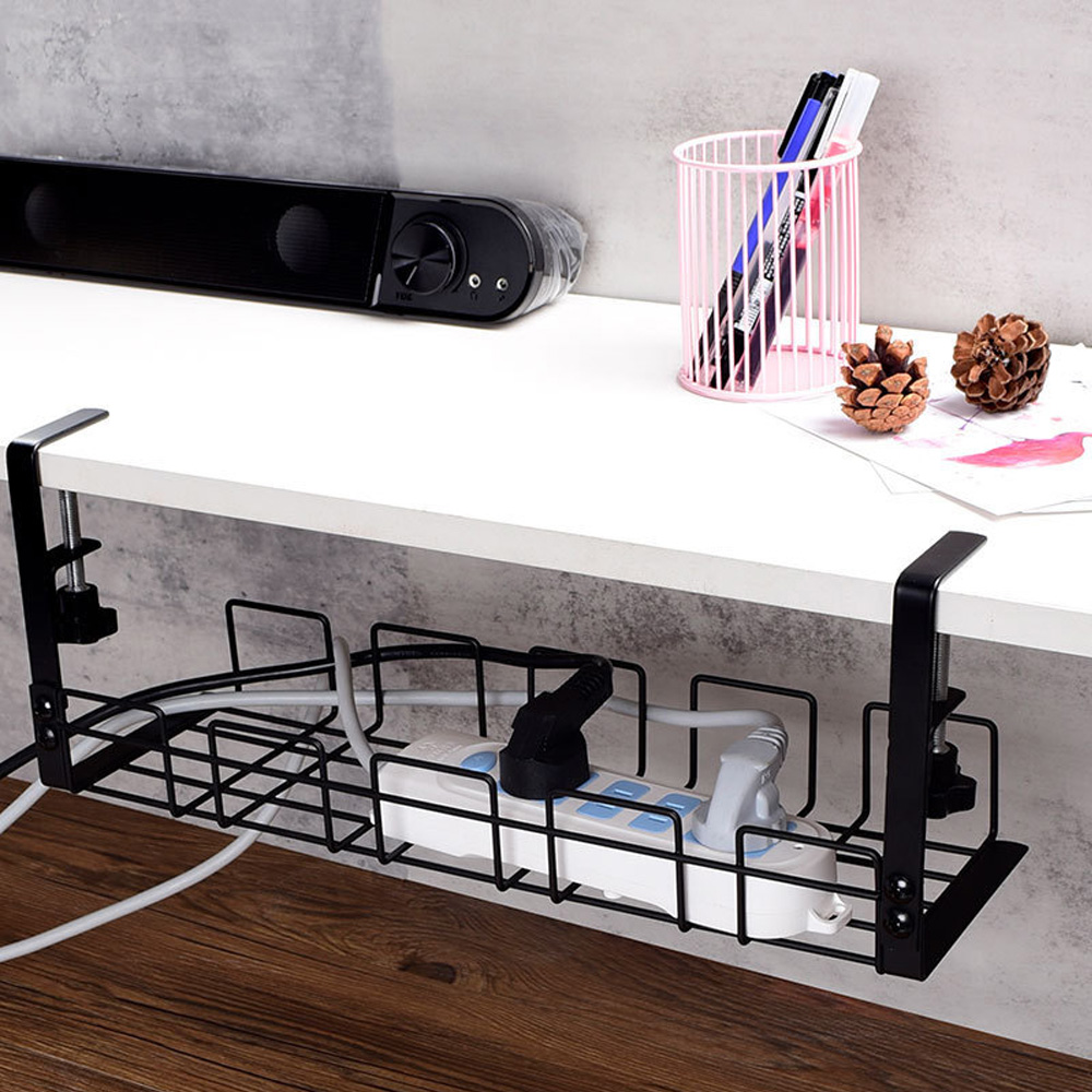 Caja de gestión de cables deba - Cable Tray Under Desk reseña y precio