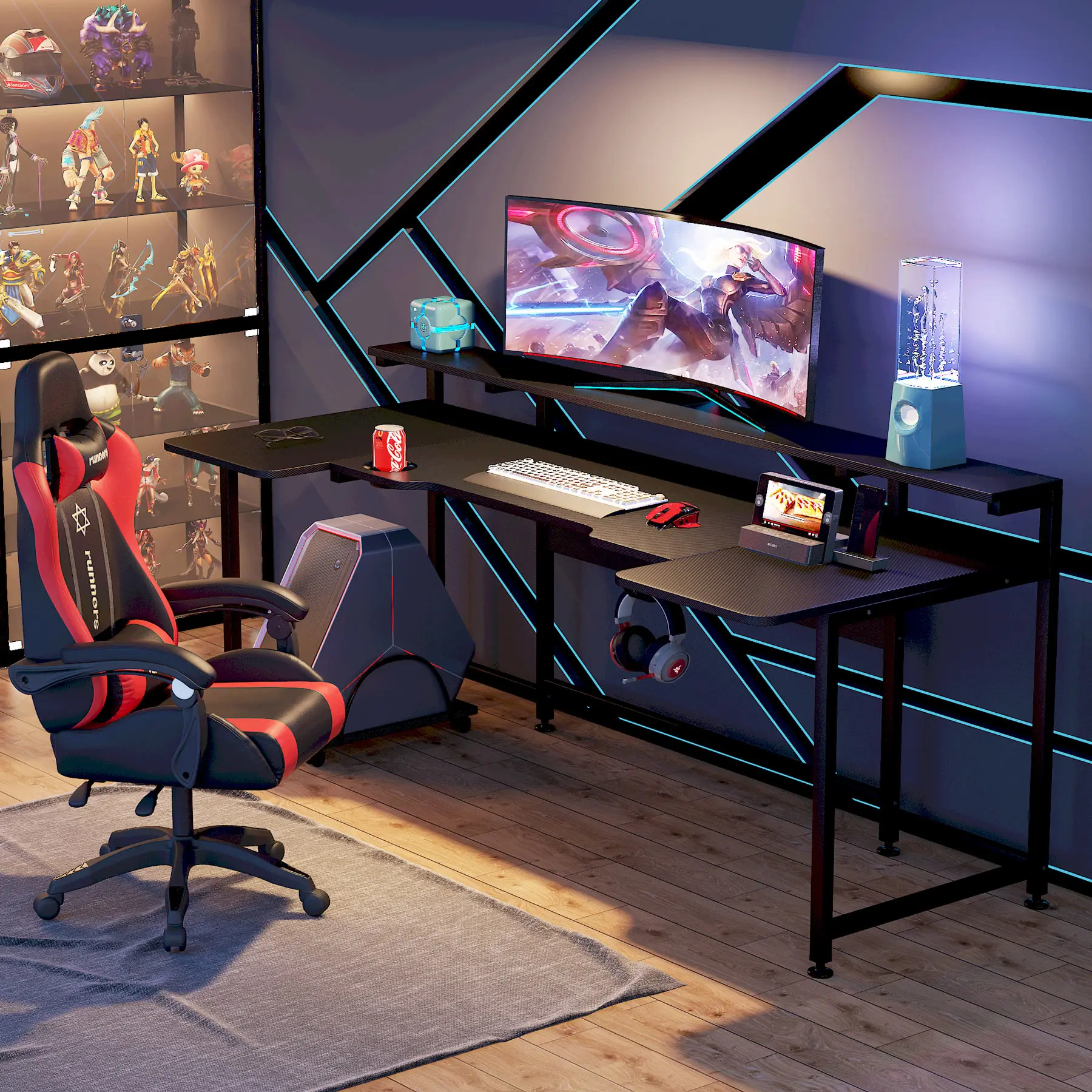 Mesa de juegos en forma de U p - Office Furniture In Usa reseña y precio